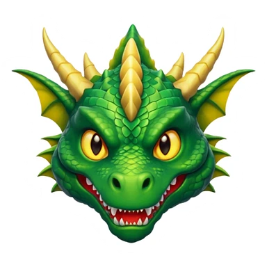 A dragon with a witch nose sticker