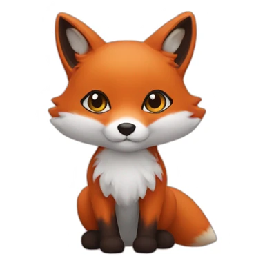 fox-doll sticker
