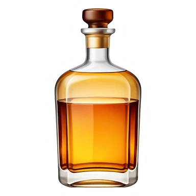bottle of liquor sticker