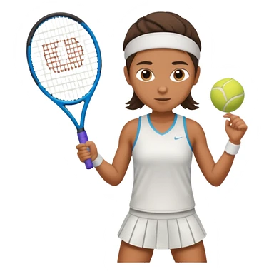 tennis player sticker