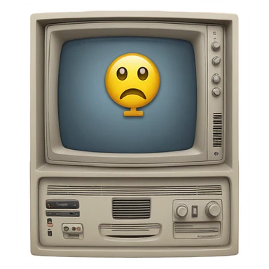 tv and question mark sticker