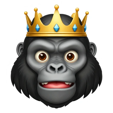 king gorilla sticker