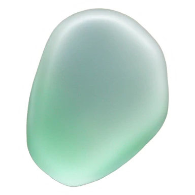 White Sea glass sticker