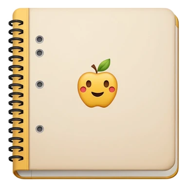 patterned notebook sticker