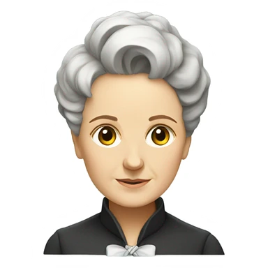 marie curie sticker