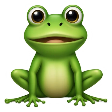 frog with letter X sticker