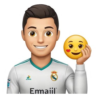 Ronaldo as an emoji sticker