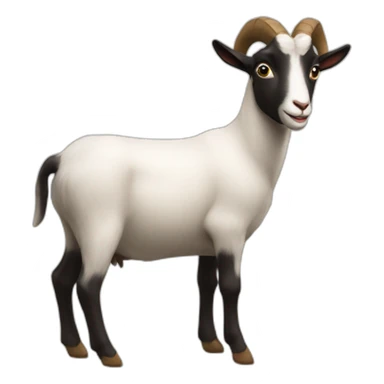 Cristiano goat sticker