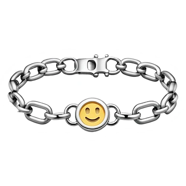 silver nomination bracelet  sticker