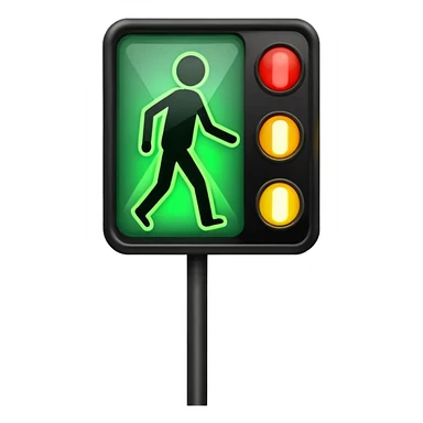 Crosswalk Light signal icon Lights , Kidsn. sticker