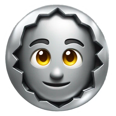 Full chrome instagram 3d logo sticker