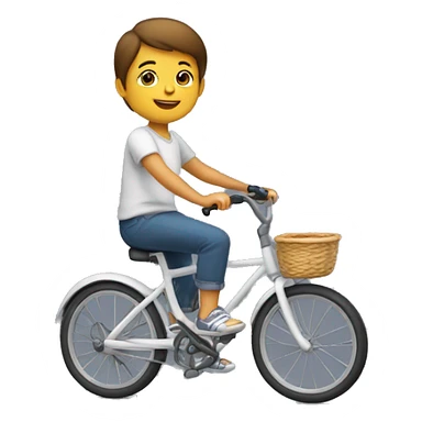 genera moi un enfant sur un velo sticker