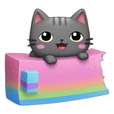 A nyan cat sticker