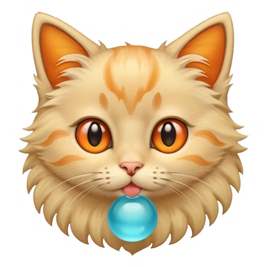 blonde kitten sticker