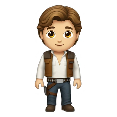 Young Han Solo sticker
