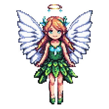 fairy with wings sticker