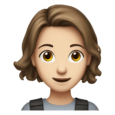 Alice oseman author brown hair heartstopper sticker