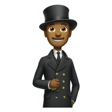 gentlemen in Paris  sticker