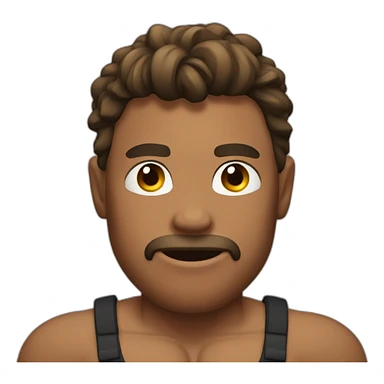 Muscular men sticker