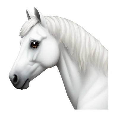 White Horse Wit black dots sticker