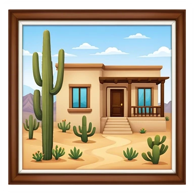Sonoran desert villa  sticker