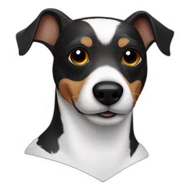 jack russell batman sticker