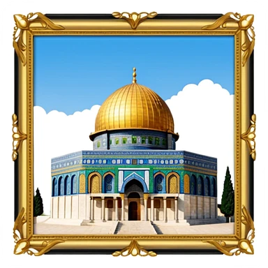 Dome of the rock, Palestine sticker