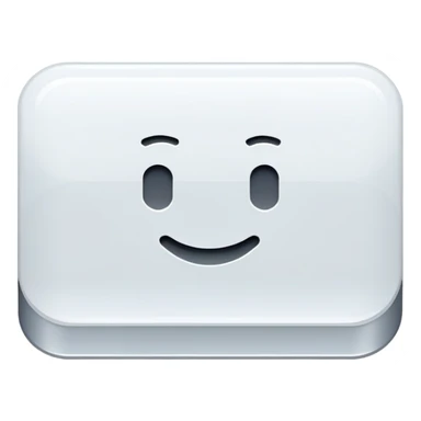 Wide rectangular blank button sticker