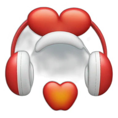 Apple hearphones sticker