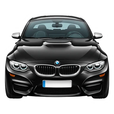 black bmw sticker