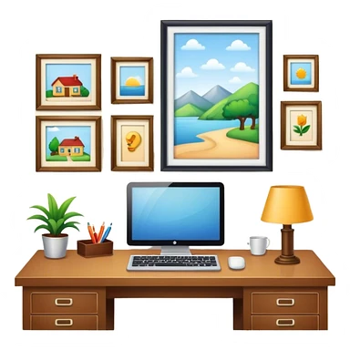 room home office sticker