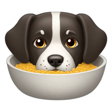 dog bowl sticker