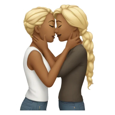 lesbian-kiss sticker