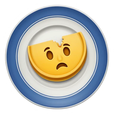 broken plate emoji sticker