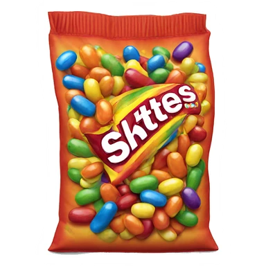 Bag of skittles sticker