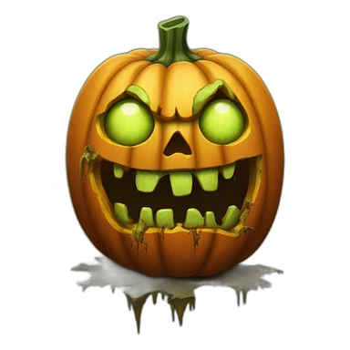 Zombie-Pumpkin sticker