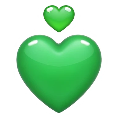 Green heart with text 408 inside it sticker