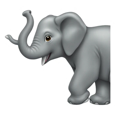Un éléphant sur un skate sticker