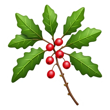 Mistletoe with Christmas  sticker