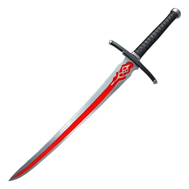 ninja sword sticker