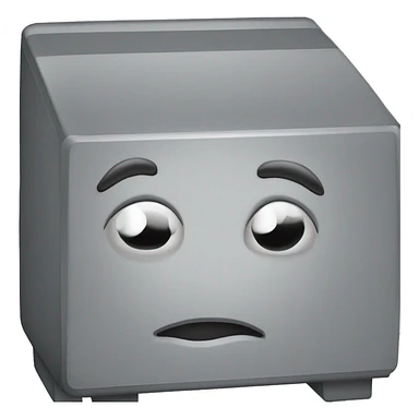 a computer saying no sticker