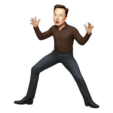 elon musk twerking sticker