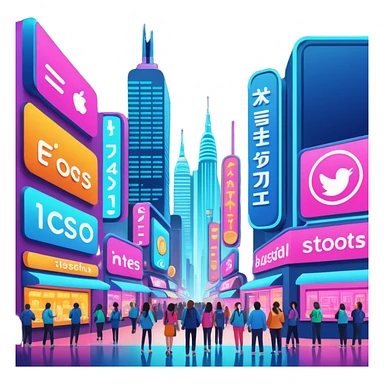 tech market sticker