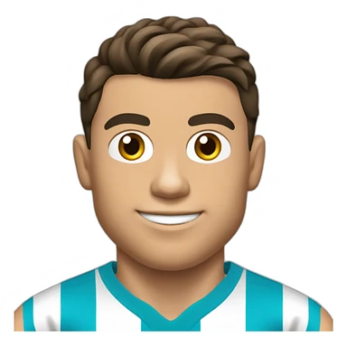 Cristiano Ronaldo avec le maillot de l’Argentine sticker