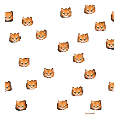 orange cat sticker