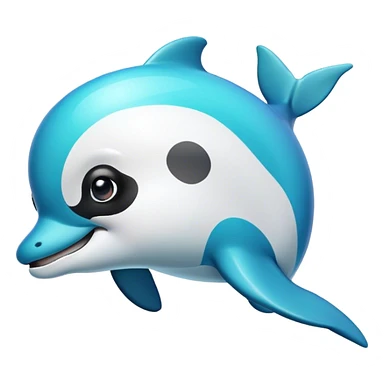 panda dolphin sticker
