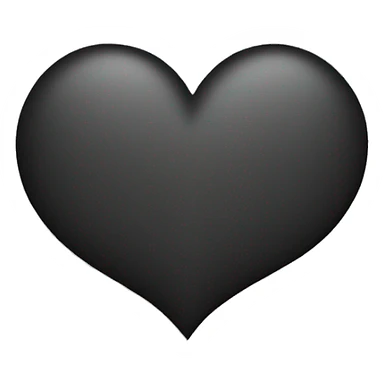 A heart outline with black colour sticker