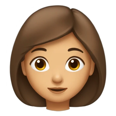 Petit brune avec petit brun sticker