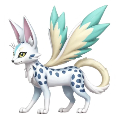 Meloetta-Trico-Silvally-Nargacuga-Sergal-Serval-Cresselia-Fakémon-creature-hybrid sticker