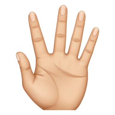 des doigt faisais le chiffre 2 et les autre doigt ferme  sticker